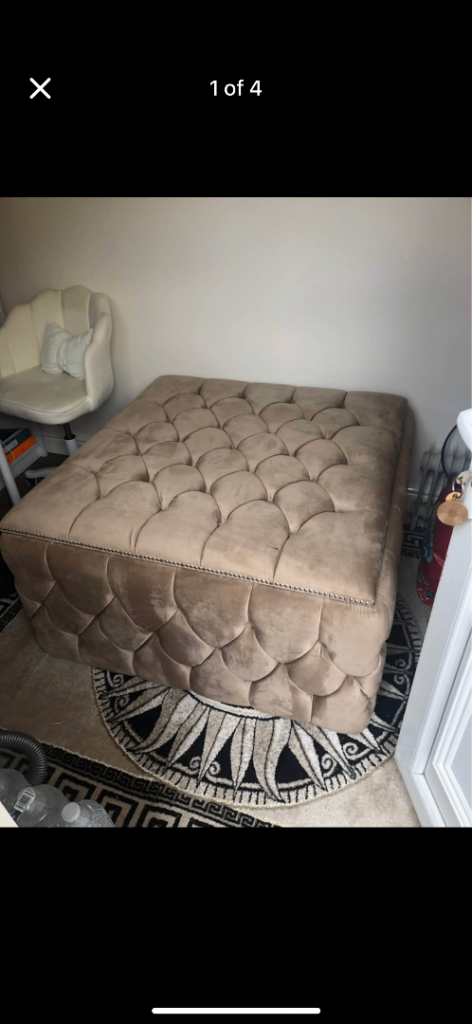 Luxury storage stool