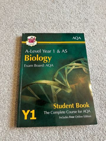 AQA A-Level Year 1 & AS Chemistry and Biology Student Books