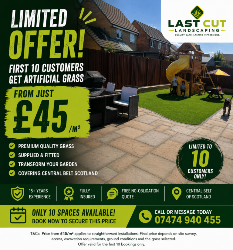 Artificial Grass | Patios | Fencing | Landscaping | Edinburgh Glasgow Falkirk