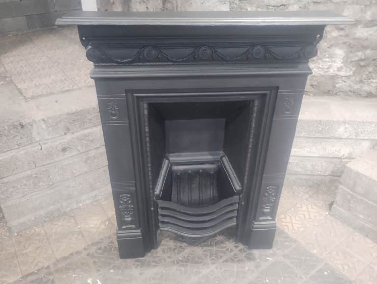 Victorian cast iron fireplace