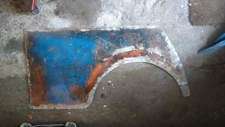 Classic Mini aluminium rear quarter panels + wheel Spats 