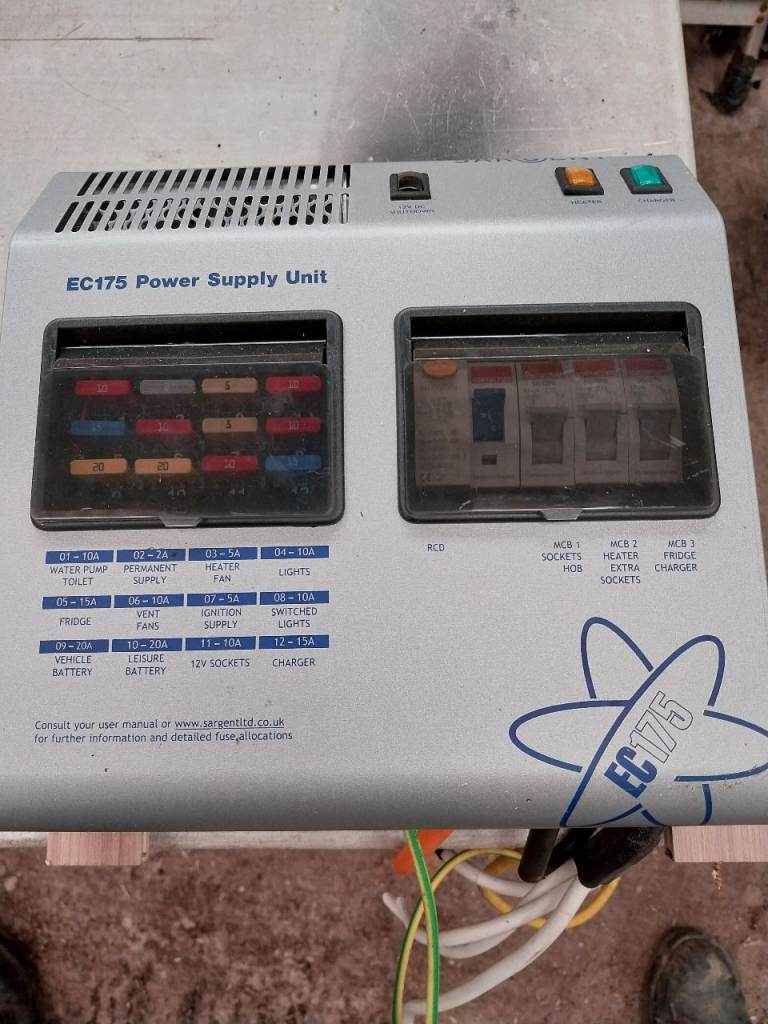 Ec175 Sargent power supply unit caravan 
