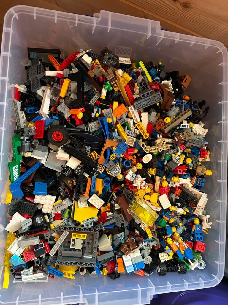 LEGO, assorted bricks and figures