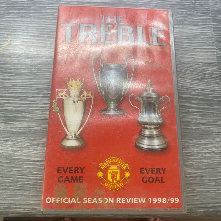 Manchester United - The Treble DVD 1999 Every Game Every Goal 