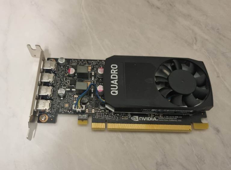 image for NVIDIA Quadro P620 2GB PCIE Graphics Card Low Profile 4x Mini DP