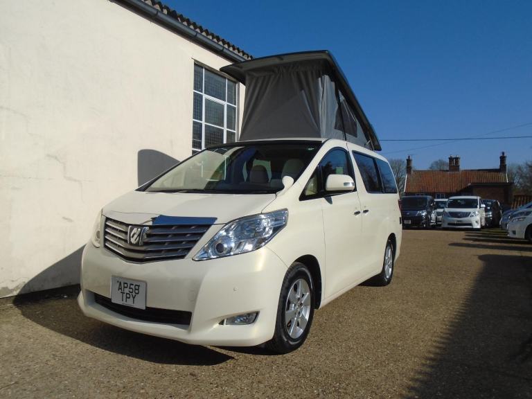 2009 TOYOTA ALPHARD CAMPER VAN ,MOTORHOME,~ OFF GRID SOLAR POWER >>>>