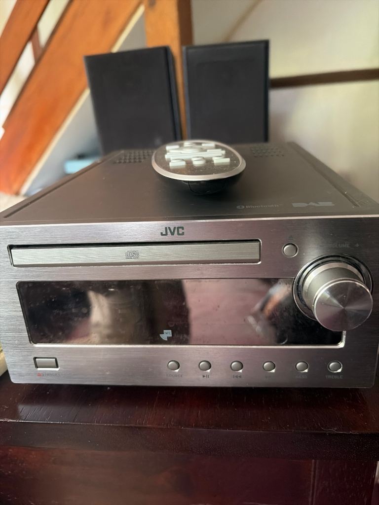 JVC compact stereo DAB radio and CD 