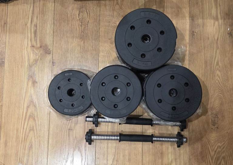 Adjustable Dumbbells & Barbell Set 