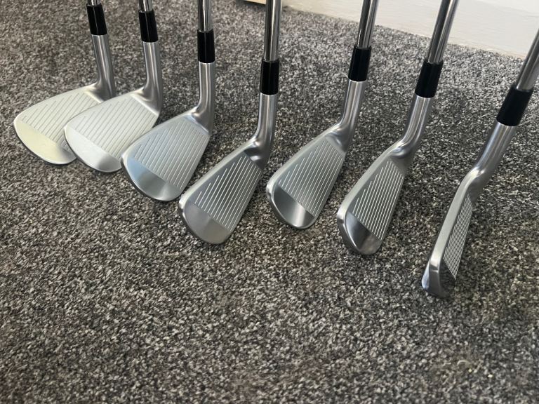 Taylormade P770 4-PW Stiff flex steel shafts 