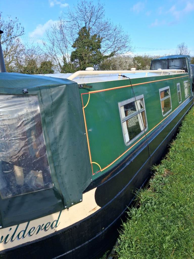 Replated 6mm steel 35ft 2000 narrowboat built by Liverpool boats.