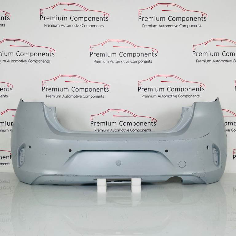 Vauxhall Corsa F Rear Bumper Genuine Grey With Pdc 2019 - 2023 [am20]