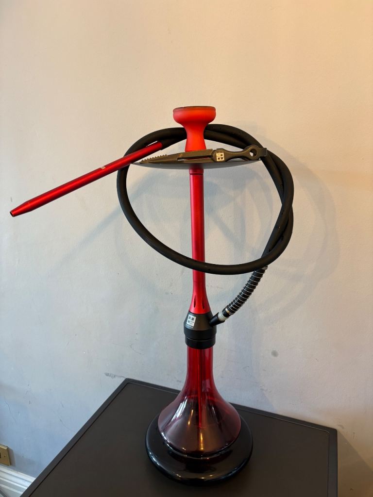 MG Hookah Red Shisha Pipe - Chameleon Design