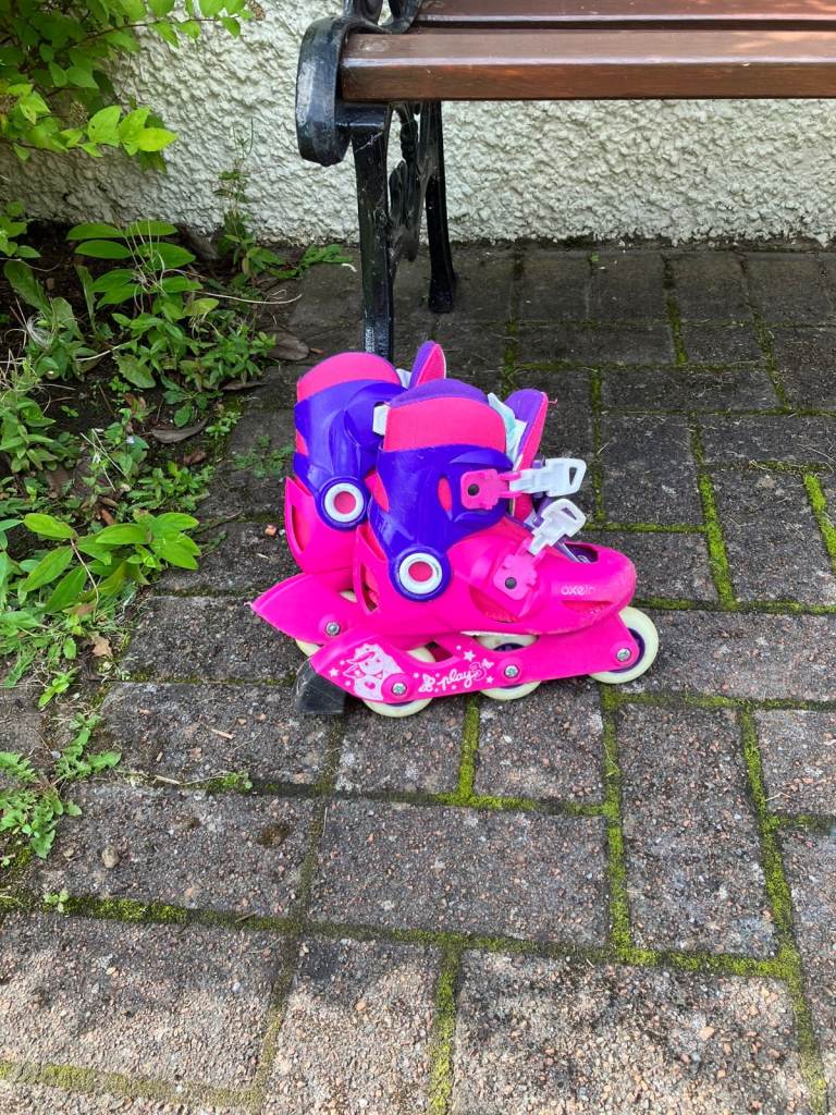 Pink and Purple Adjustable Roller Skates – Almost new