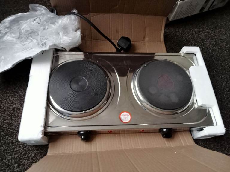 Hot Plate Electric Cooker Double Portable Table Top Hob 2000W. Bolton