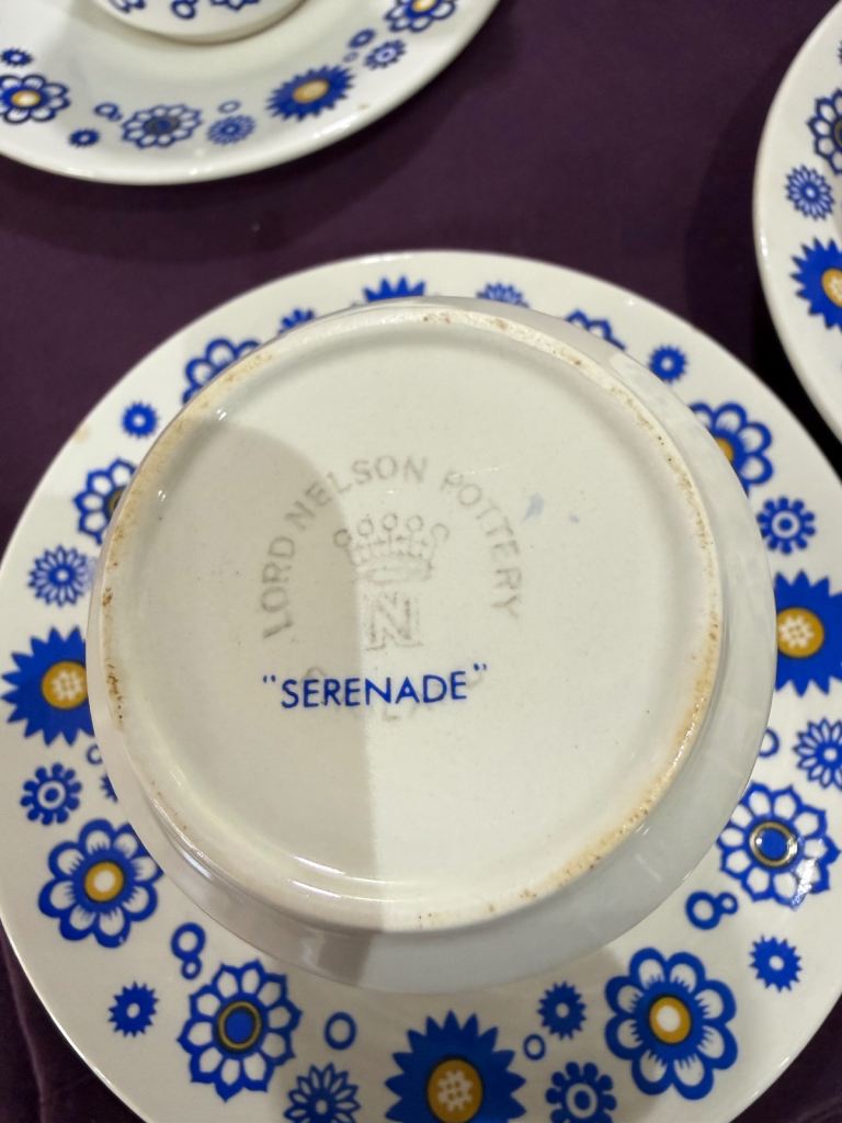 Lord Nelson Pottery Serenade Vintage Cup & Saucer Set