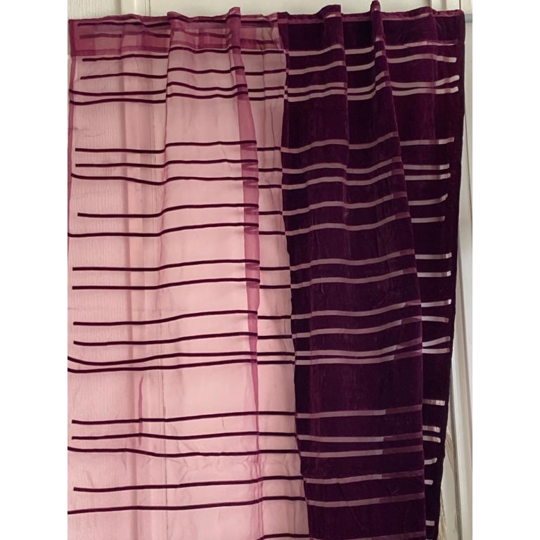 IKEA Andrea Rand purple curtains 