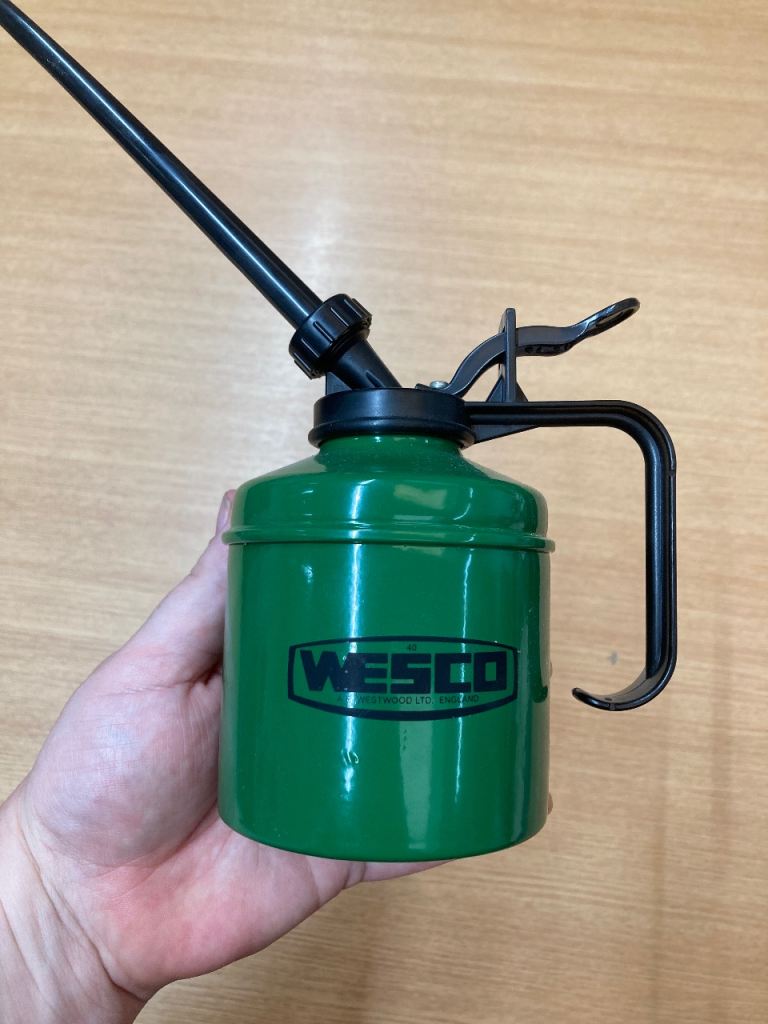 1990s WESCO Green Oil Can - Unused