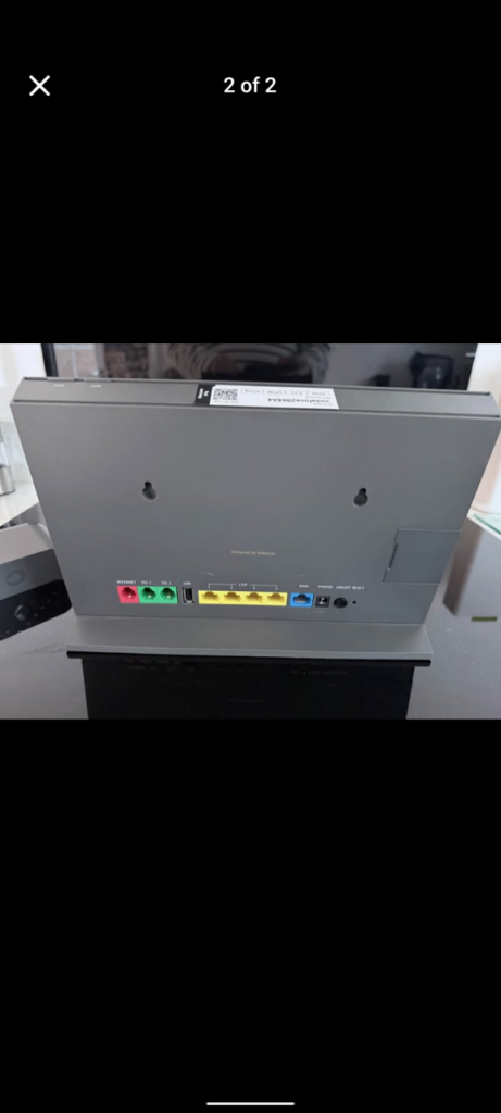 Vodafone broadband router 