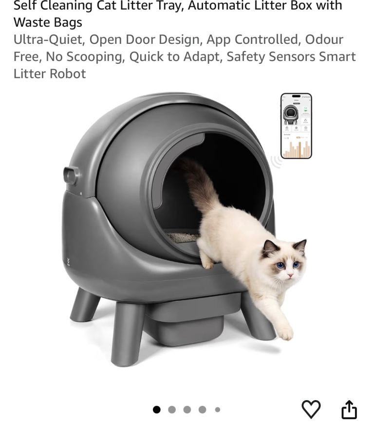 Self Cleaning Cat Litter Tray, Automatic