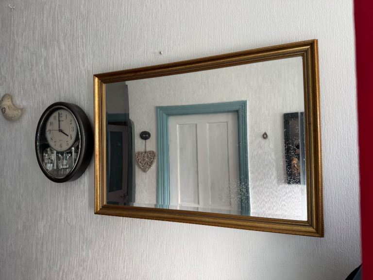 Gold Framed Wall Mirror