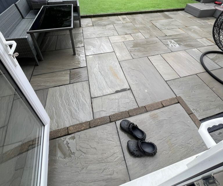 Indian stone paving 