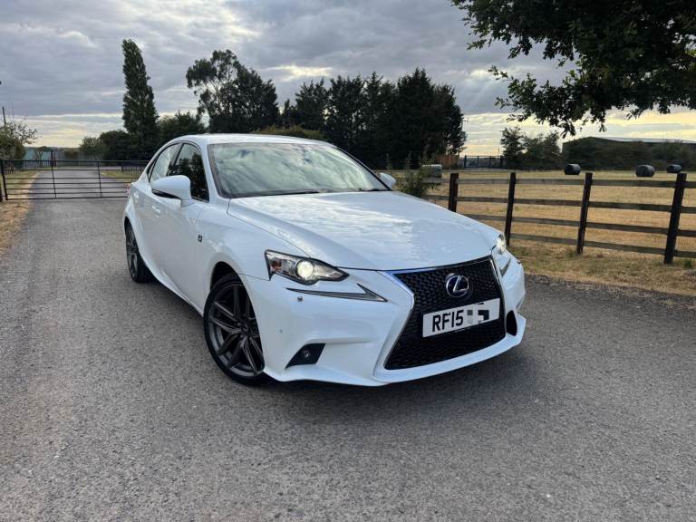 2015 Lexus IS300H F Sport 2.5 Hybrid Saloon £20 Road Tax ULEZ Red Leather IS