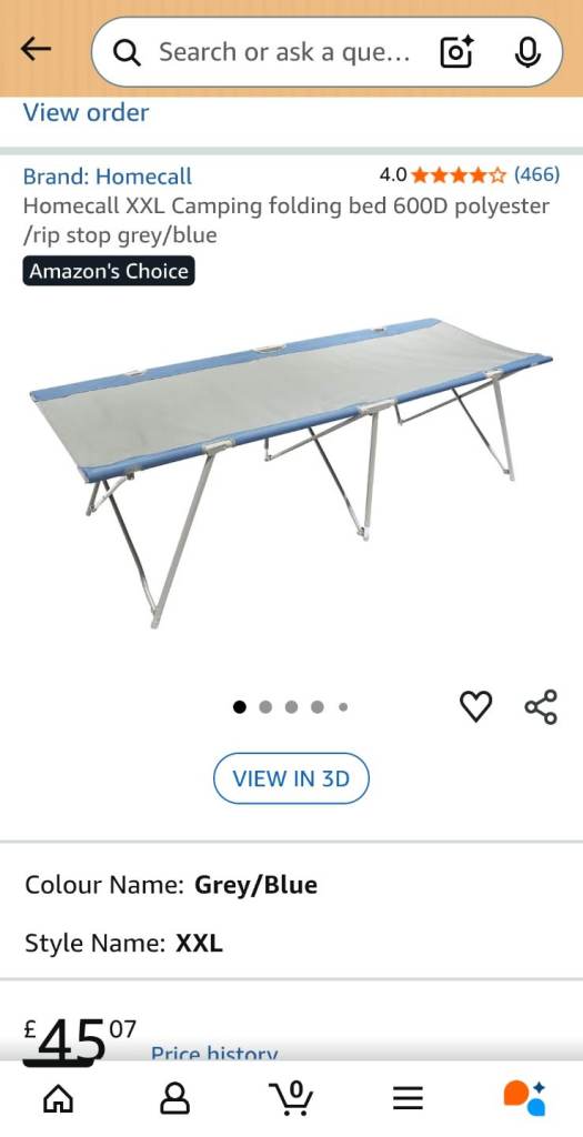 Homecall Camping Bed