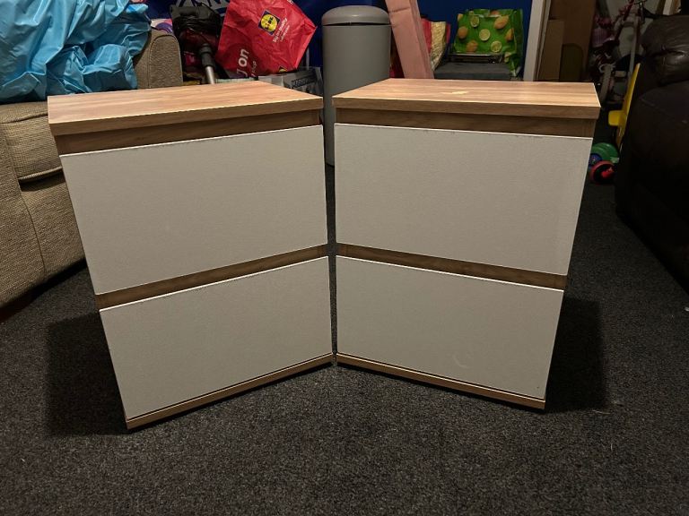 image for X2 Double Drawer Bedside Units