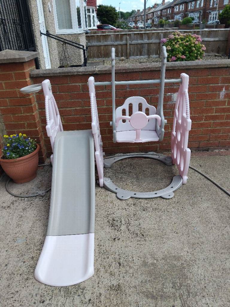 Toddler swing & slide