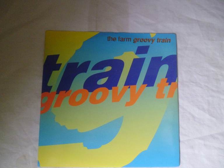 THE FARM 'GROOVY TRAIN' VINYL 7'' SINGLE 