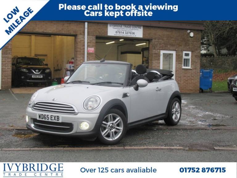 2015 65 MINI CONVERTIBLE 1.6 COOPER CONVERTIBLE 2DR PETROL MANUAL EURO 6 (S/S) (