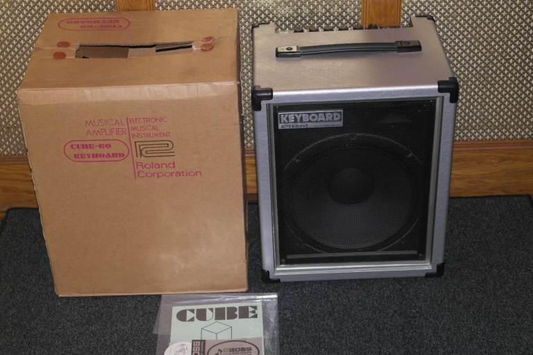 1980s Roland Cube 60 Keyboard combo boxed as new 