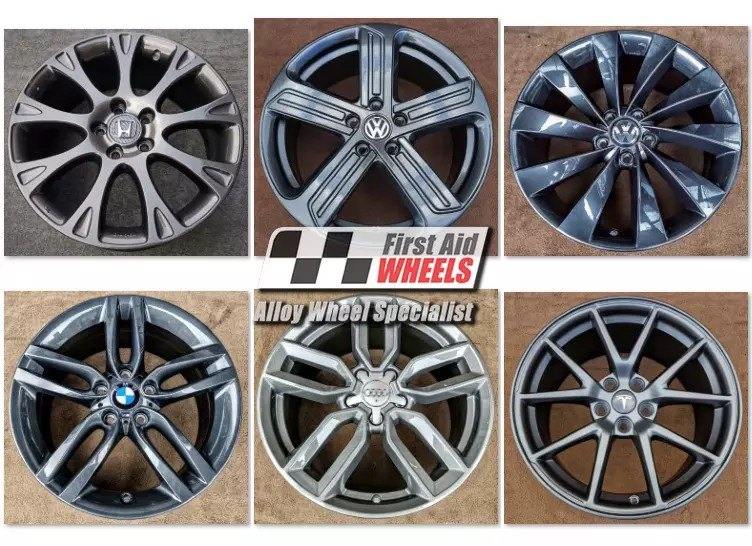 GREY POWDER COAT REFURBISHMENT for 18'' ALLOY WHEELS NW LONDON NW61TB