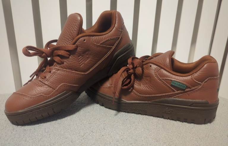 New Balance 550 Brown Leather – UK 7 (Fits 6.5) – Brand New
