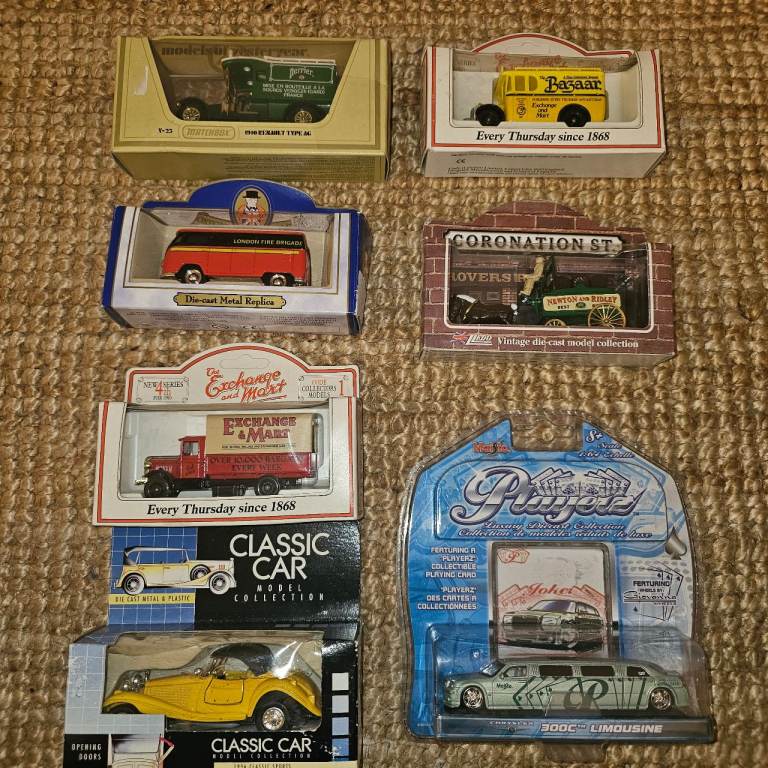 Collection of 7 Vintage Diecast Vehicles Corgi Matchbox & Lledo