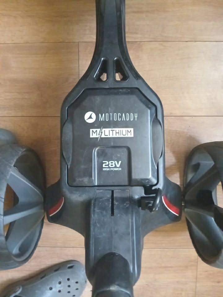 Golf bags trolley. Motocady M 1
