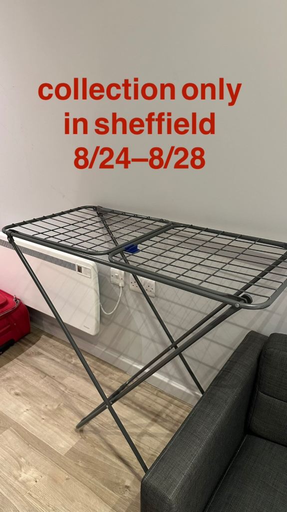 CUQOO Premium Foldable Clothes Airer - As Good As New