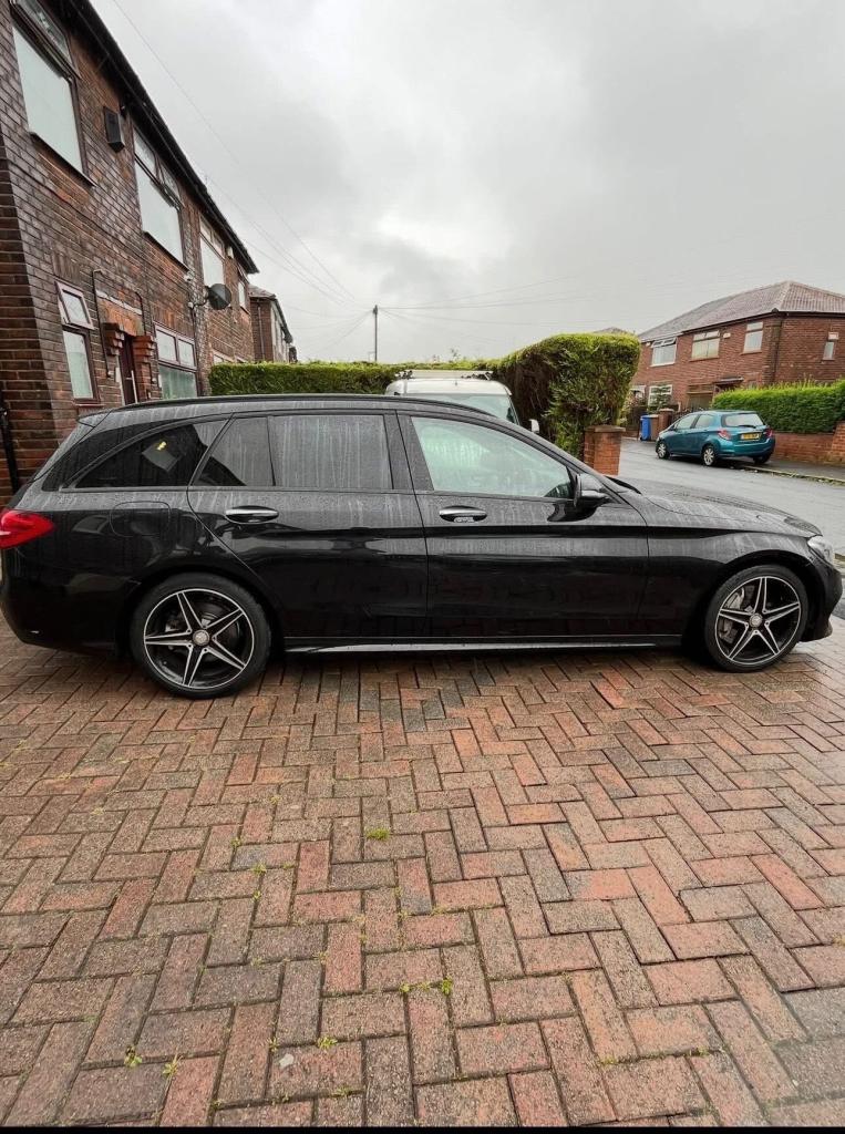 2017 17 MERCEDES BENZ C250D AMG LINE PREMIUM PLUS AUTOMATIC ESTATE EU6 BLACK