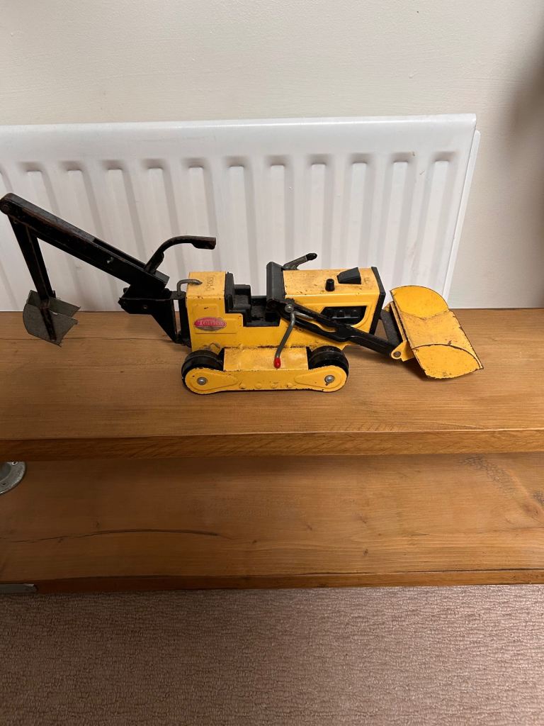Tonka vintage tin digger toy 