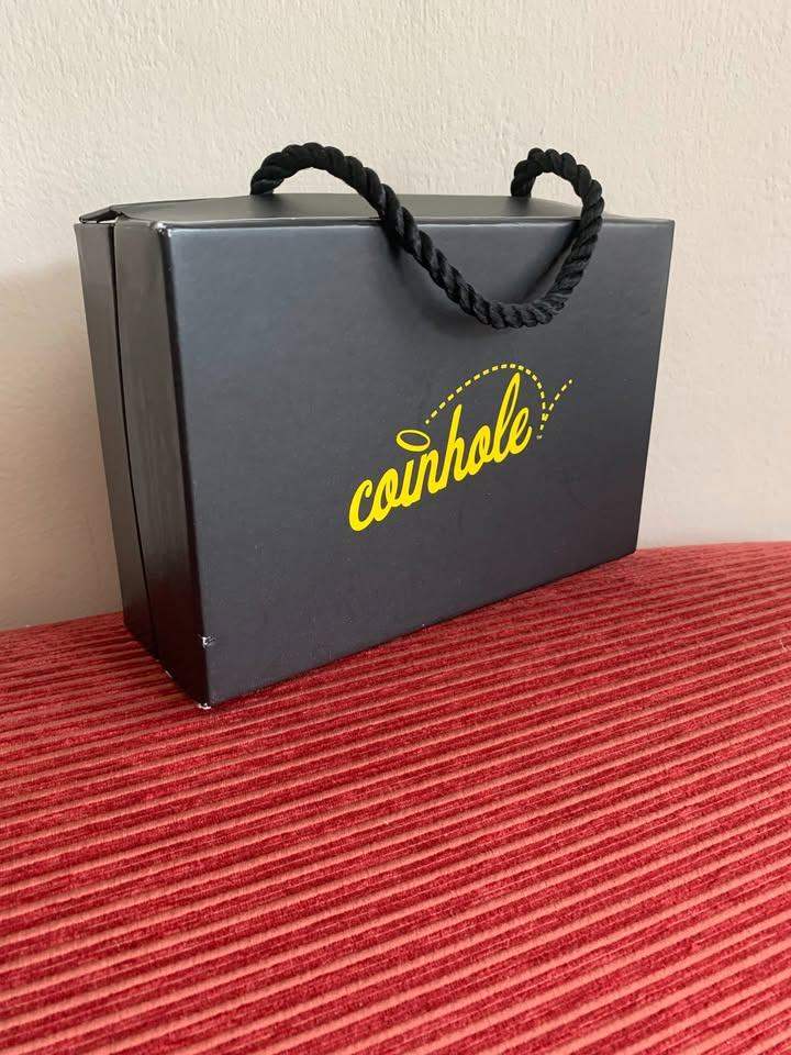 HASBRO COINHOLE TABLE TOP COIN BOUNCING PARTY GAME - 8+