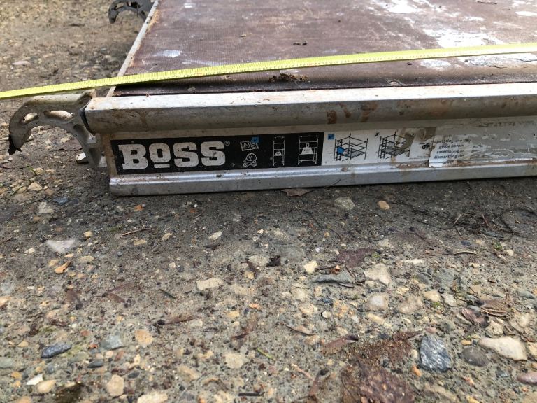 Boss Aluminium scaffold tower platform 2.5m 8ft long 