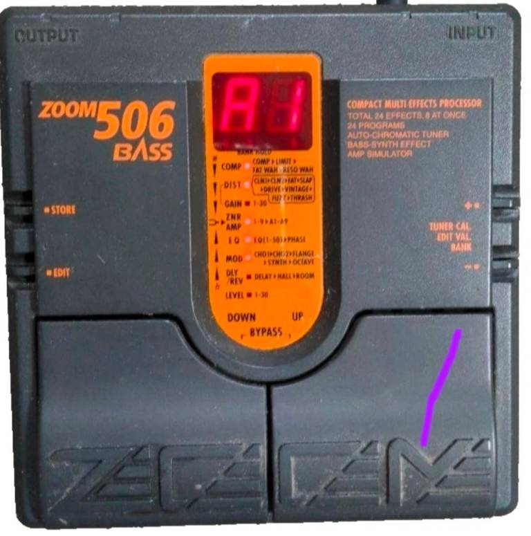 Zoom 506 bass pedal