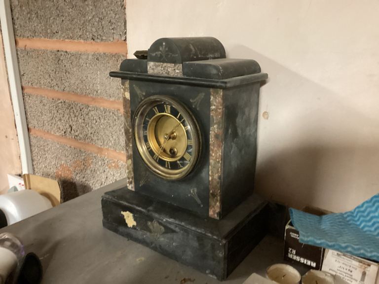 Antique clock for restoration 