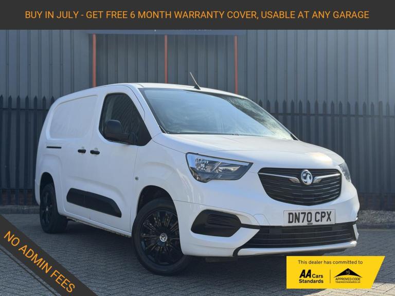 2020 Vauxhall Combo 1.5 Turbo D 2300 Sportive Panel Van 4dr Diesel Manual L2 H1 Euro 6 (s/s) (1 P...