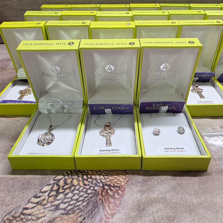 SOLD Sterling Silver 925 Necklaces & Earrings Bundle x29 Pieces Irish Hallmarked