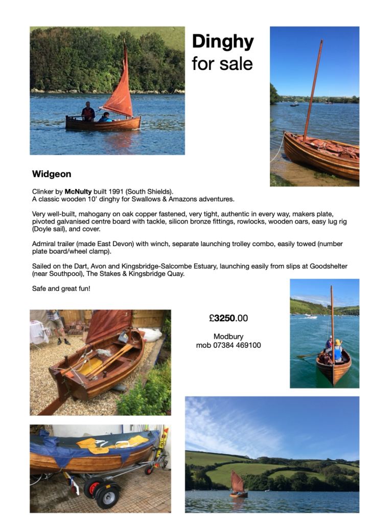 10' wooden clinker dinghy by McNulty