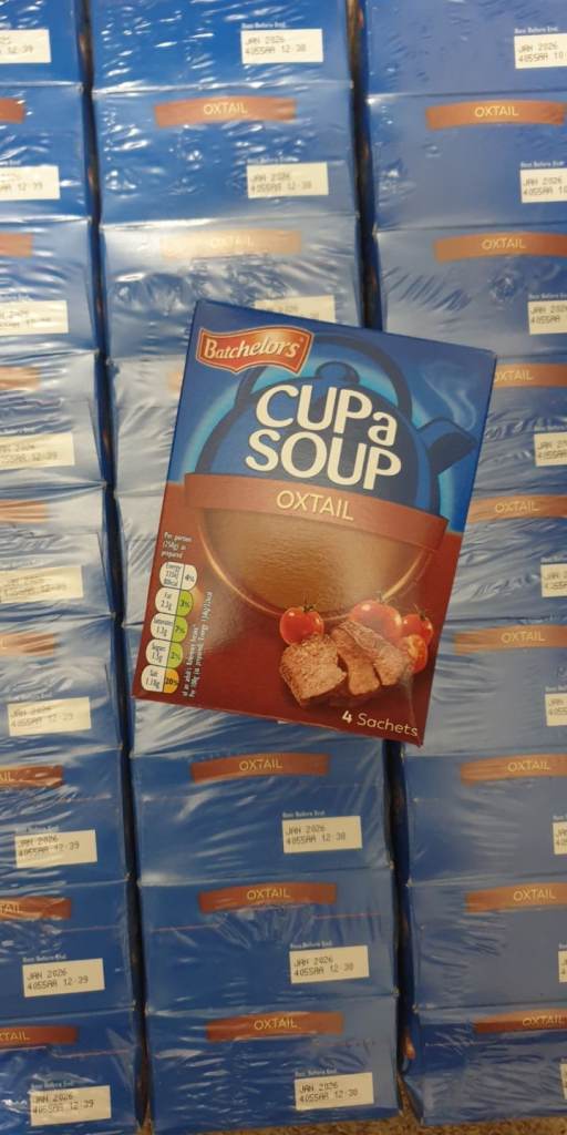image for Batchelors Cup a Soup Oxtail Soup 4 Instant Soup Sachets 78g
