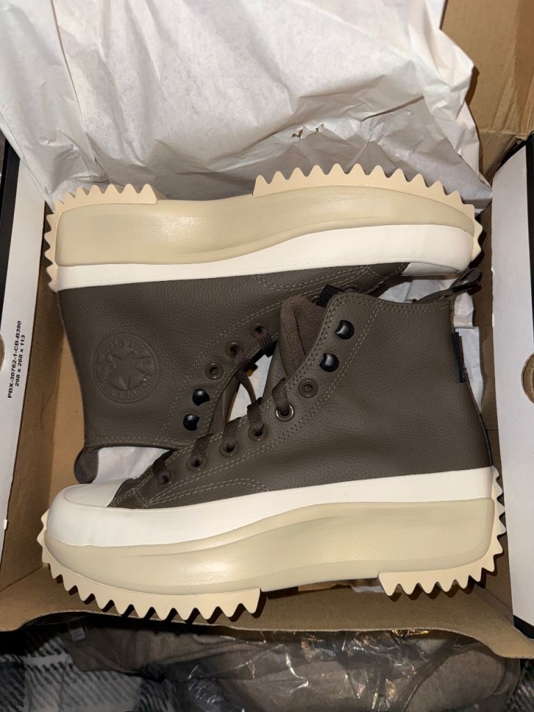 Converse Run Star Hike Hi – Truffle/Black/Egret – UK 6 / EU 40
