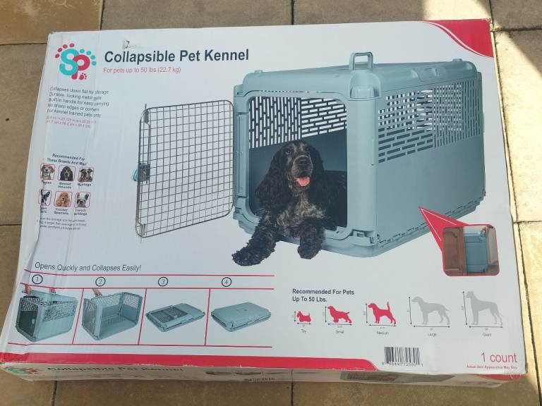 New medium dog crate 