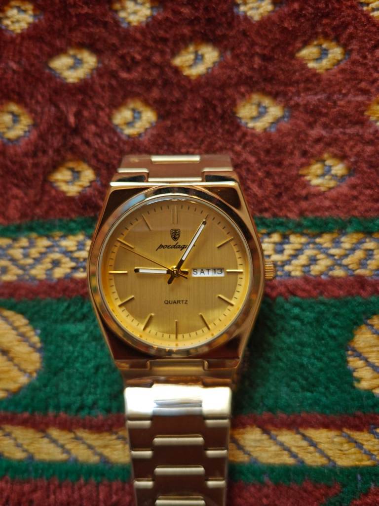 Gold-tone Quartz Watch - Good Condition